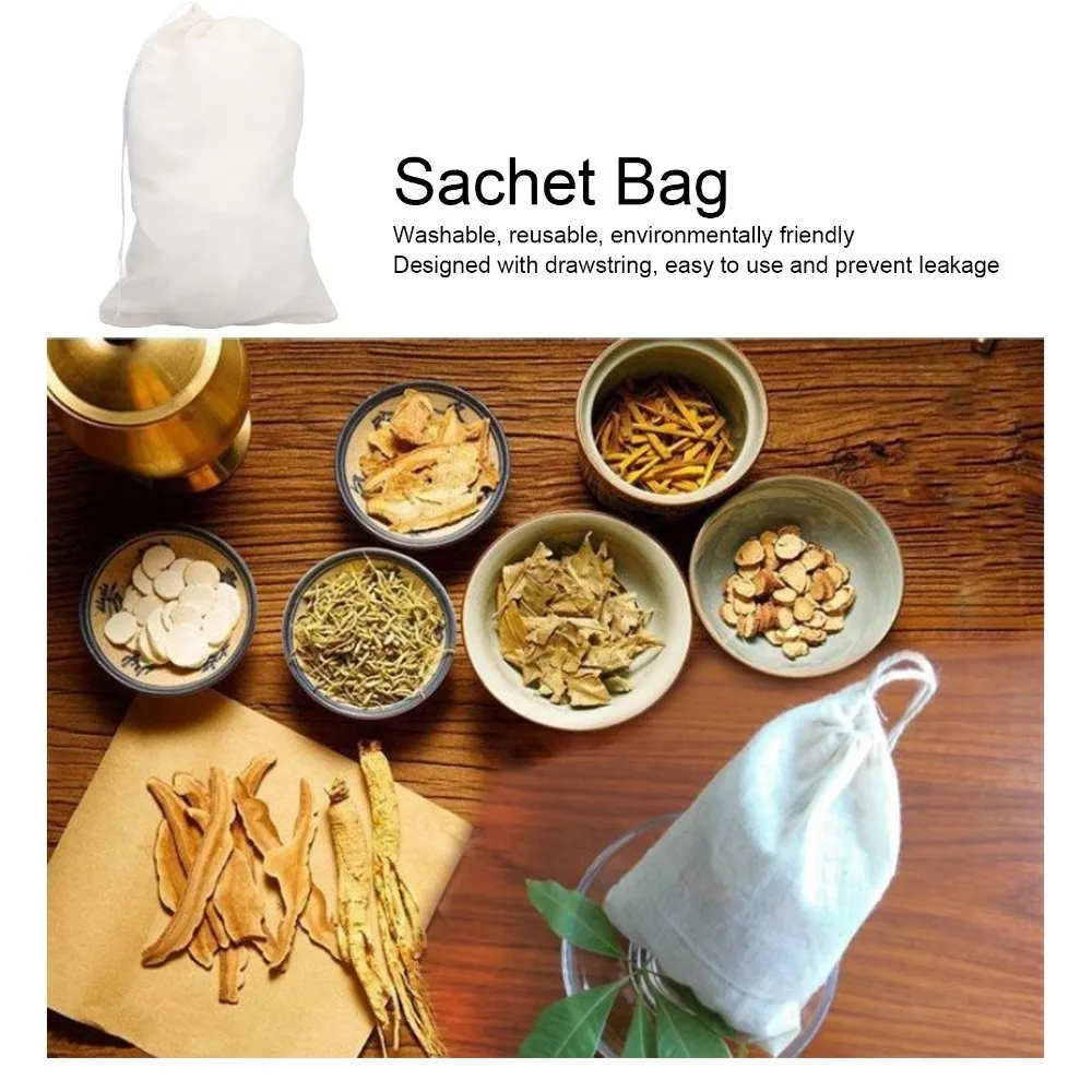 50 PCS SET 7.9 x 11.8 in Cotton Drawstring Bag 20x30cm Large Size Muslin Drawstring Bag Nature Cotton Reusable Sachet Bag