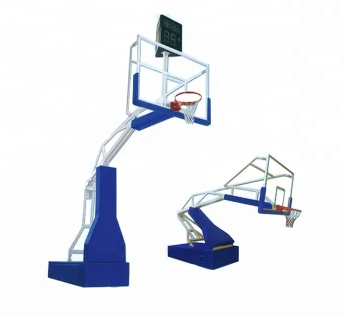 

Hot Sale Top Quality Adjustable Hydraulic Basketball Stand