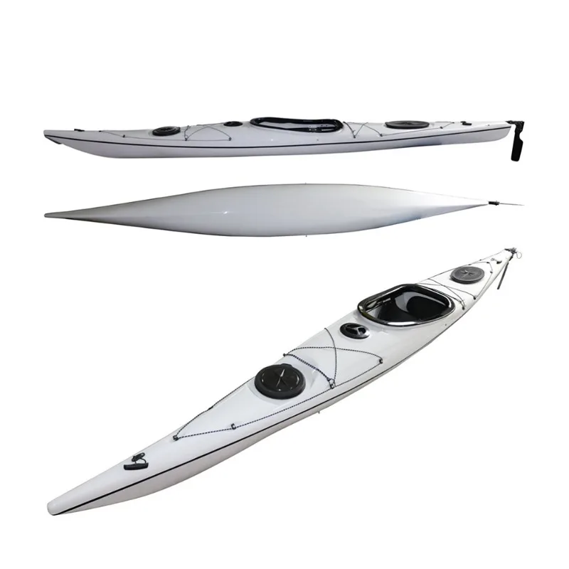 Professional Portable Ocean 1 Seater Riot Kayak Cheap Abs Thermoformed Racing Sit in Plastic Canoe Fishing Kayak With Sea Kayak