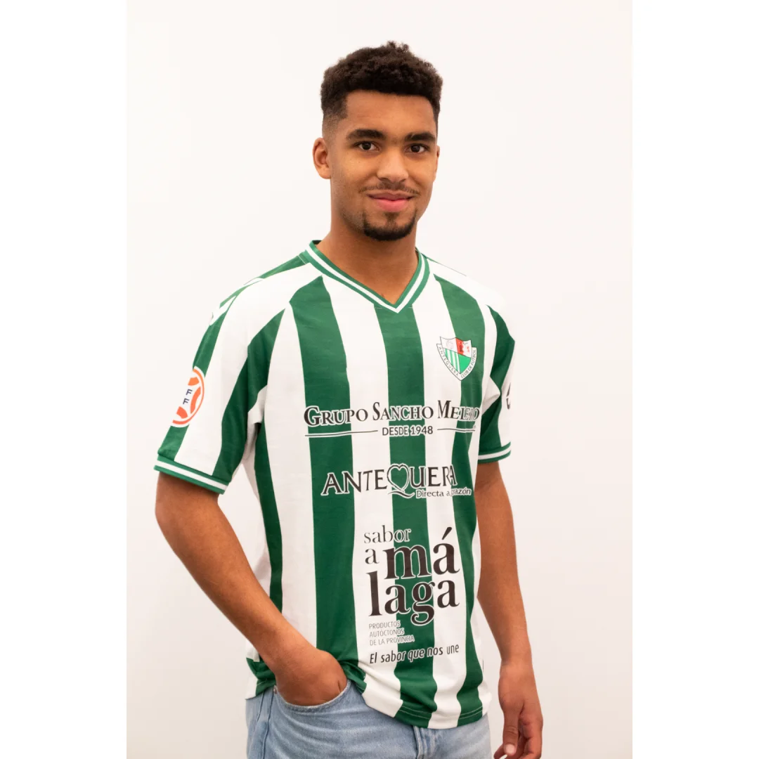 

25-26 Antequera CF Home Football Jerseys Match Training Kit Summer Sports Men's T-Shirt Kid's Clothing Tee Woman beach T-shirt ﻿
