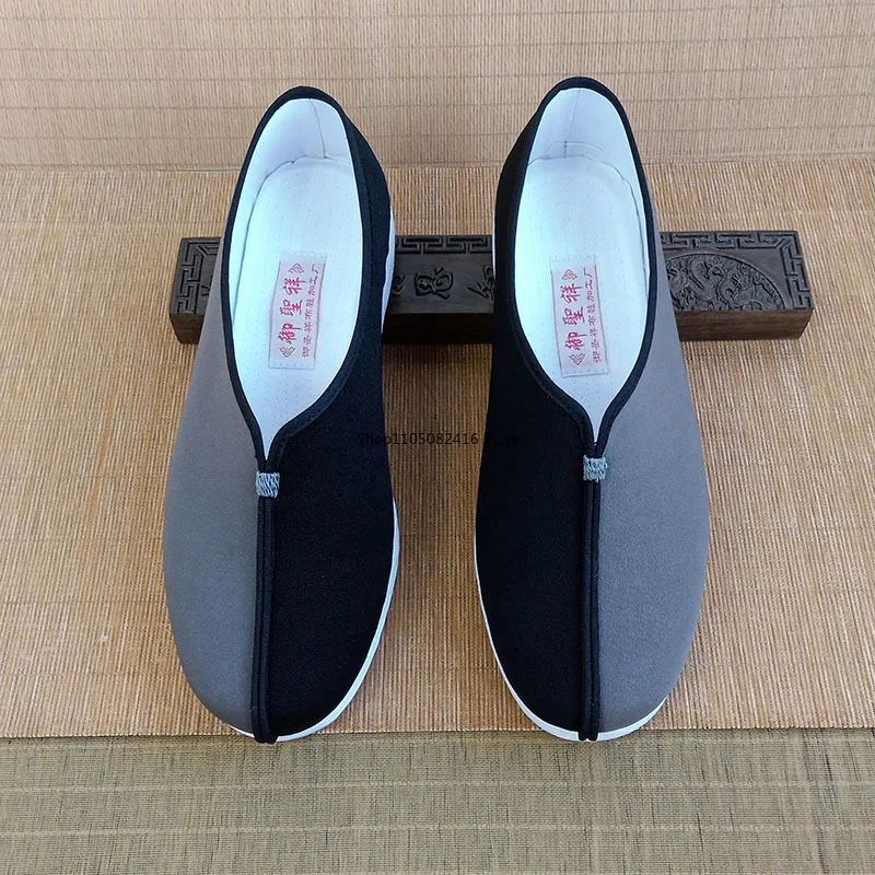 Shaolin Monk Kung Fu Shoes Martial Arts Wushu Taekwondo Buddhist Supplies Man Rohan Shoes Cosplay Shoes