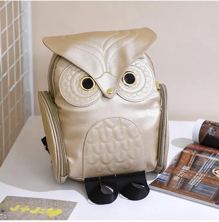 2023 Cute Owl Fashion Backpacks Cartoon owl Women Backpack Softback School Bags Teenage Backpacks 4colors