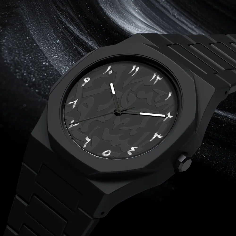 Middle Eastern Popular Sports Watches for Men and Women Dopamine Quartz Watches Niche Fashion Waterproof Stainless Steel