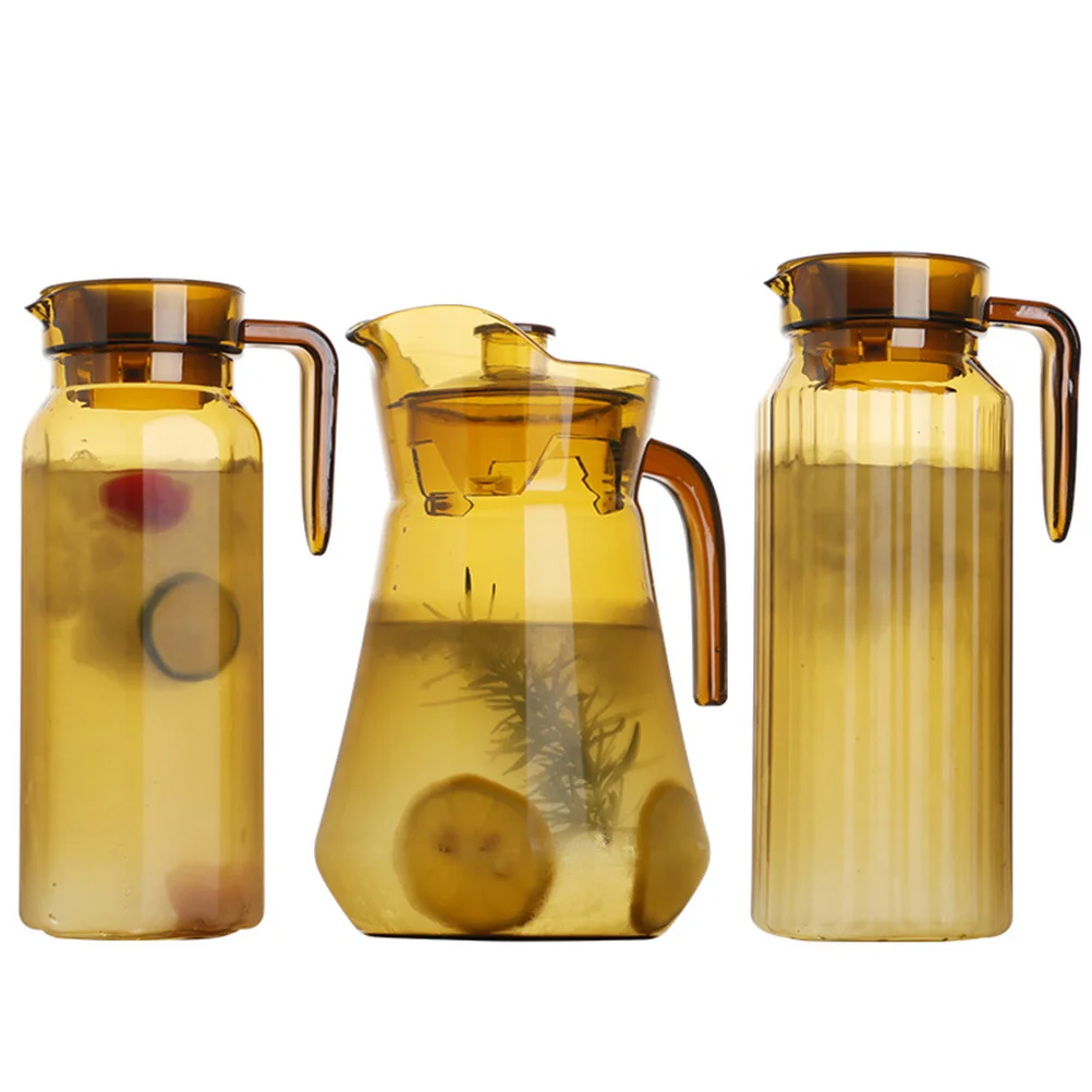 

1500Ml Brown Duckbill Water Pitcher Food-Grade Pc Plastic Cold Resistant Beverage Jug Large Capacity For Juice Ice Tea Beer
