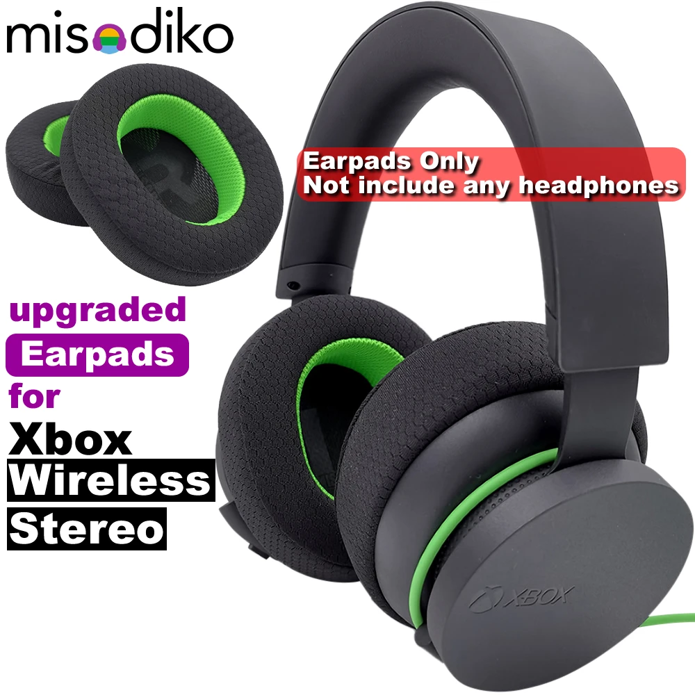 misodiko Verbeterde oorkussens Kussens Vervanging voor Xbox draadloze/bekabelde stereoheadset