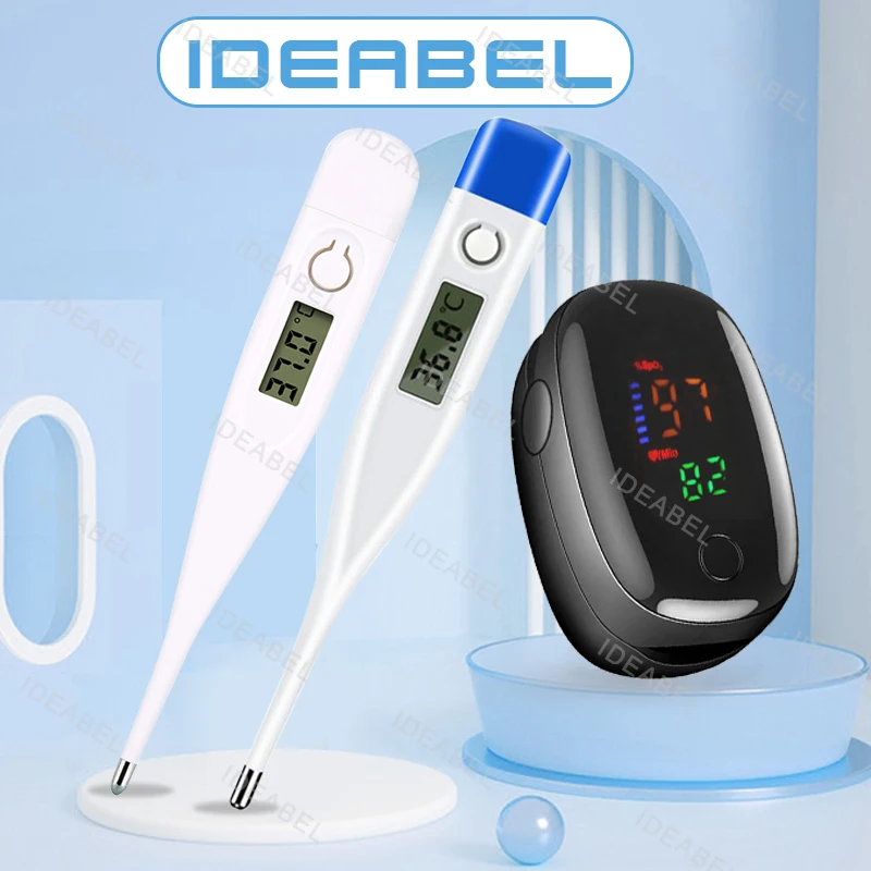 Medical Ear Thermometer Digital Thermometer Fever Thermometer Pulse Oximeter Finger Medical Household Thermometer Baby Adult
