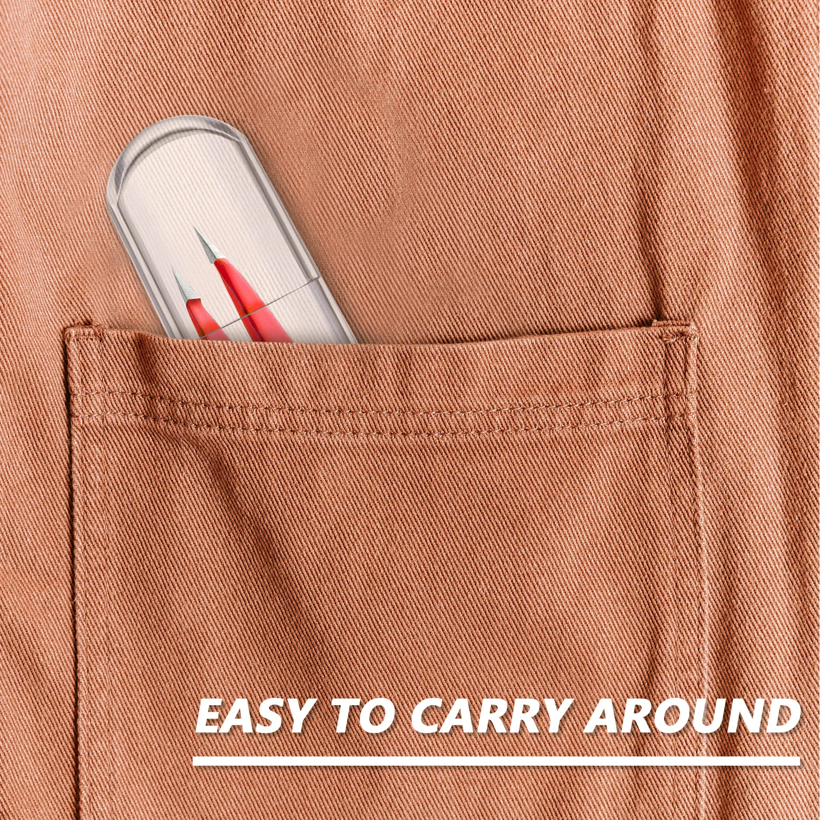 

Multifunctional Tweezer Storage Clear Plastic Eyelash Extension Organizer Case Travel Vial Container Portable Transparent For