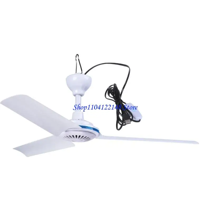 

P9FA USB Camping Fan Fan для открытого и домашнего потолка USB.