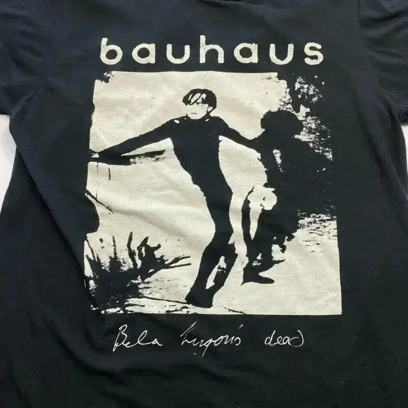 Vintage Bauhaus Music Tour Cotton Black All Size T Shirt BL497