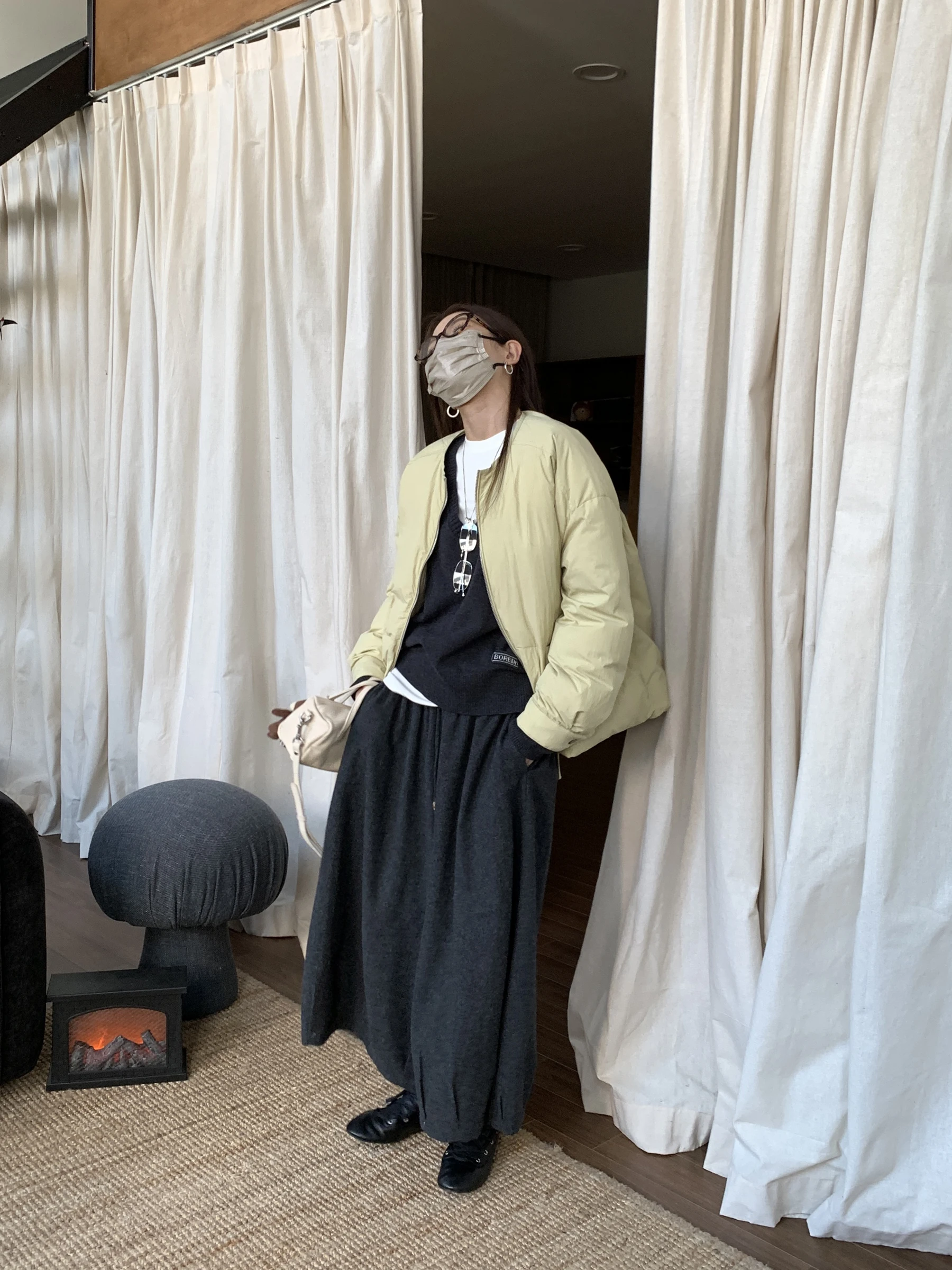 

Женская теплая пуховая куртка NIZONDAYS с круглым вырезом, длинными рукавами, 90% белого пуха, зимняя верхняя одежда