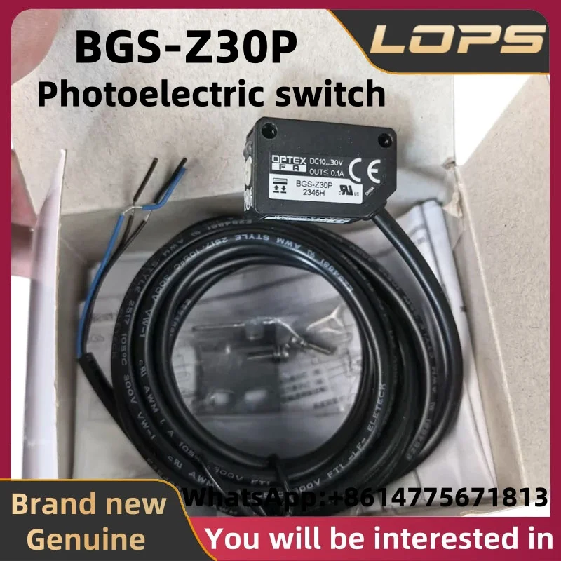 

BGS-Z30P Совершенно новый оригинальный фотоэлектрический датчик OPTEX, большой запас на складе, добро пожаловать за консультацией.