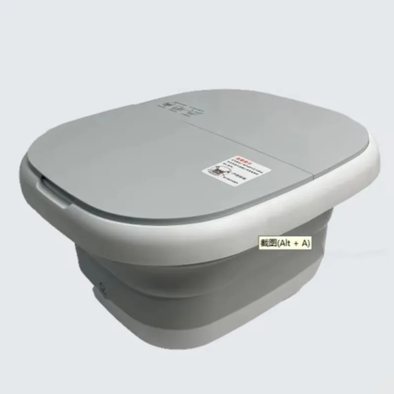 Portable Foldable Foot Bath Tub Constant Temperature Heating Roller Massage Ball With Timing Control For Relaxing Soak And Spa