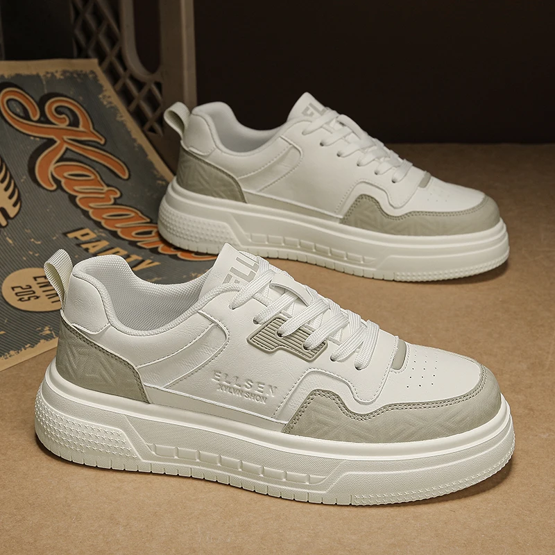 

Men's Casual Sports Shoes with Thick Sole – Multi-Functional Running Style, Lightweight Breathable Lining. Perfect for Outdoor A