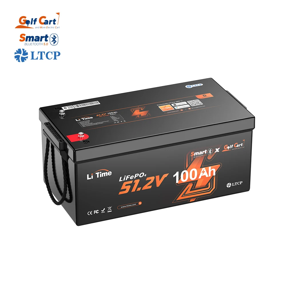 

51.2V 100Ah Golf Cart Bluetooth Lithium Ion Battery EU US Stock