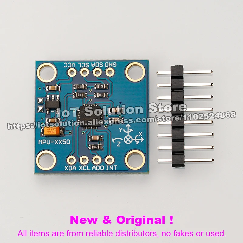 MPU-6050 3-5V Voltage Standard IIC Communication Protocol 3-axis Gyroscope, 3-axis Accelerometer Sensor Module MPU 6050