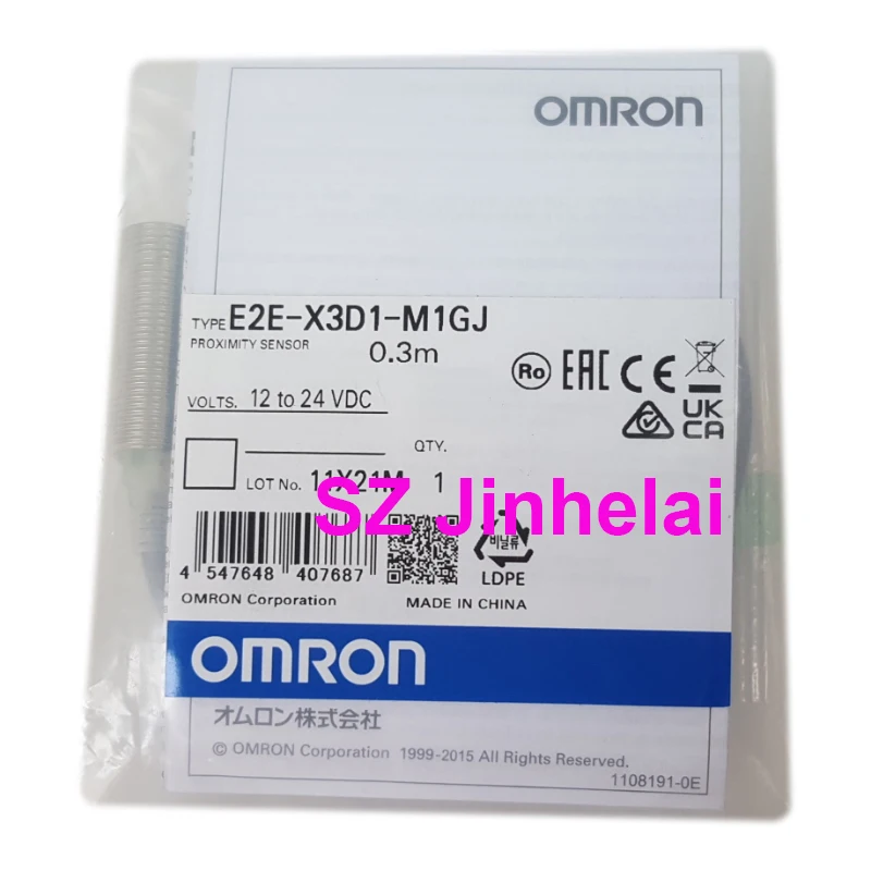 

Authentic Original Omron Proximity Switch Sensor 0.3M E2E-X3D1-M1GJ E2E-X3D1-M1GJ-Z