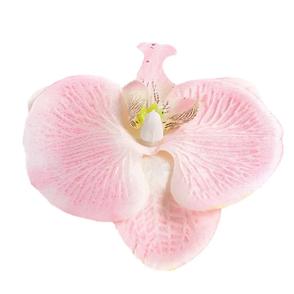 Dekorativer Blumen kopf für simulierte Phalaenopsis Orchidee erstklassiger Kunststoff 9cm Durchmesser verschiedene Farb variationen