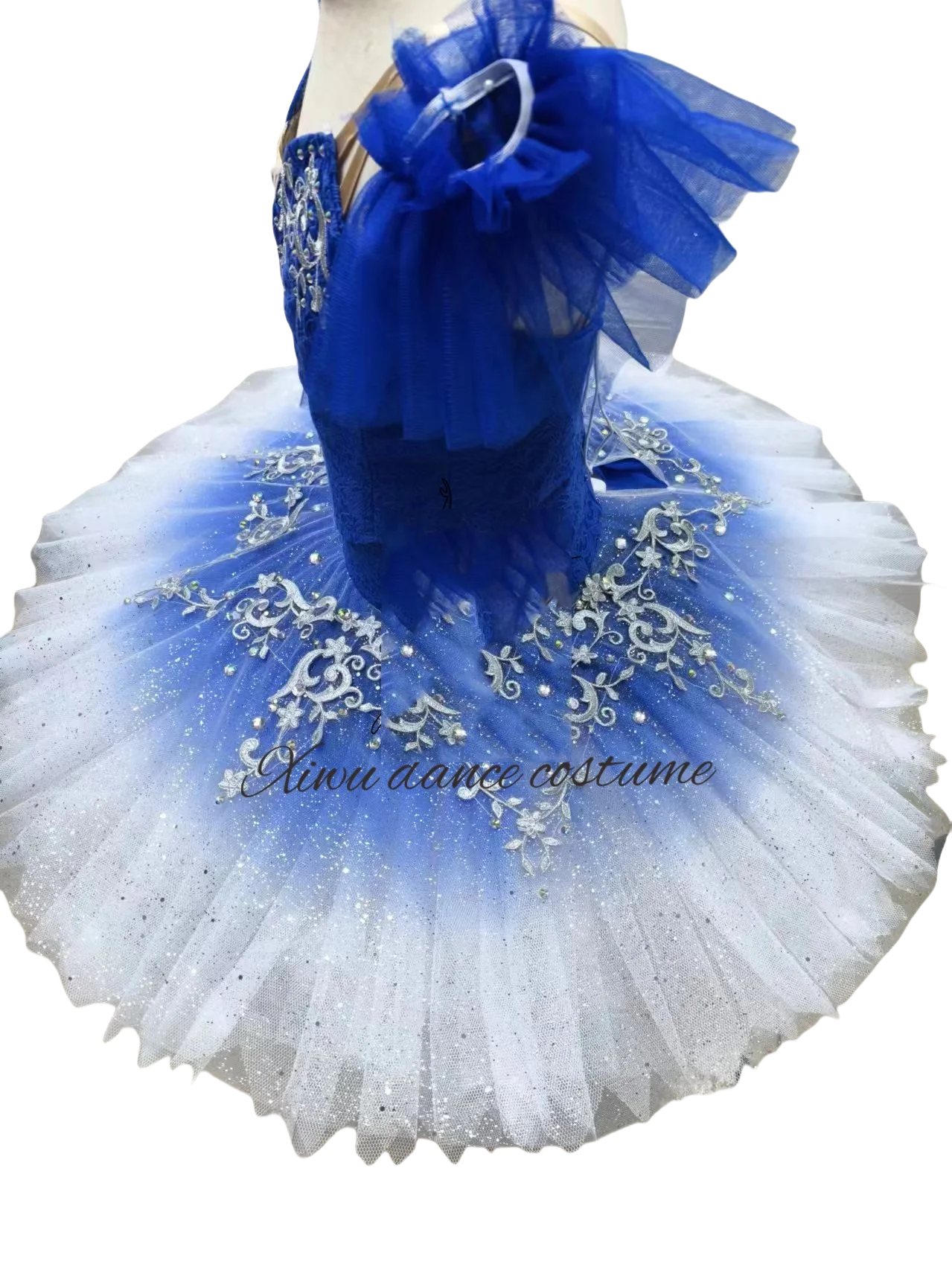 Disfraz de ballet profesional de alta calidad, traje de ballet de tamaño personalizado, vestido de competición de gama alta