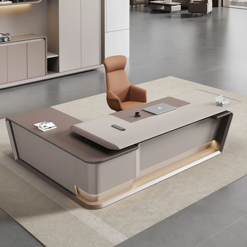 

#V Commercial Furniture Modern L-shaped Executive Desk Ceo Office Furniture Desk