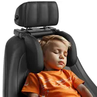 Almohada para reposacabezas de coche, reposacabezas Road Pal de espuma viscoelástica engrosada, almohada de soporte para el cuello, 180 °   Reposacabezas de coche ajustable, coche de viaje para dormir