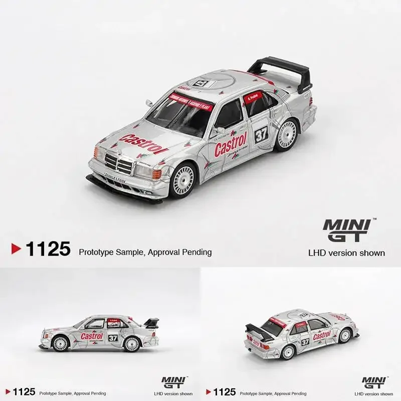 

Предпродажа MINIGT 1125 1:64 Mercedes Benz 190E 2.5 16 Evolution II 1995 SE Asia Championship, литая под давлением модель автомобиля, коллекция игрушек