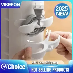 Kitchen storage wire winder, household traceless plug fixed power cord organizer, wire and cable management, home storage tools