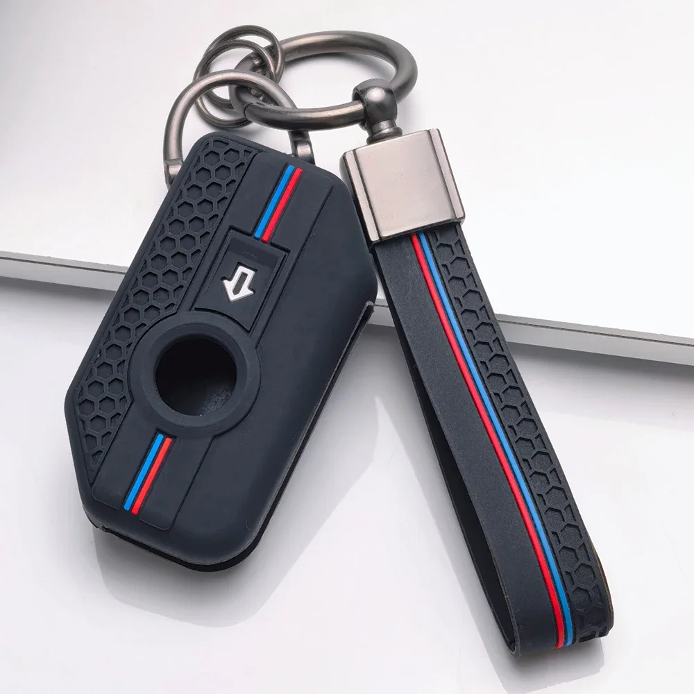 For BMW R1250GS R1200GS C400gt F750GS F850GS K1600B K1600GT R1200RS R1200RT F900R F900XR Motorcycle Silicone Key Case Skin Cover