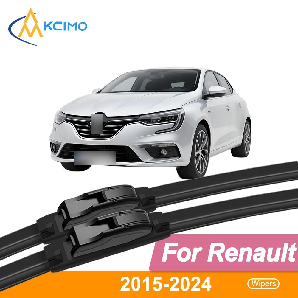 

2PCS Wiper Blades for Renault Megane BFB 2015-2024 All-Weather Durable Quiet Smudge-Free Drive with Confidence