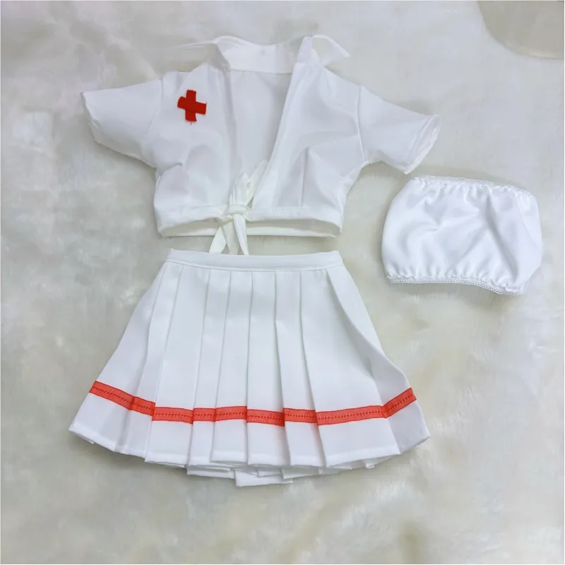 ropa-de-muneca-de-silicona-hecha-a-mano-de-68-a-120-cm-con-diseno-de-enfermera-falda-plisada-blusa-blanca-conjunto-de-falda-corta-ajustada-atuendo-de-cosplay