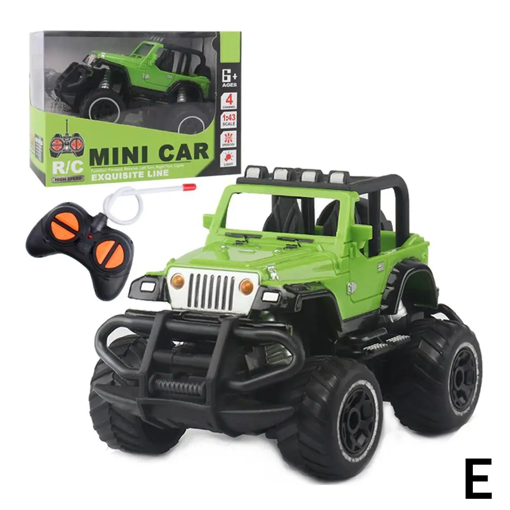 Children's Remote Control Electric Wireless Off-road Boy Control RC Model Kids Gifts Toy Cool Remote Cars Personality Vehic K6U5