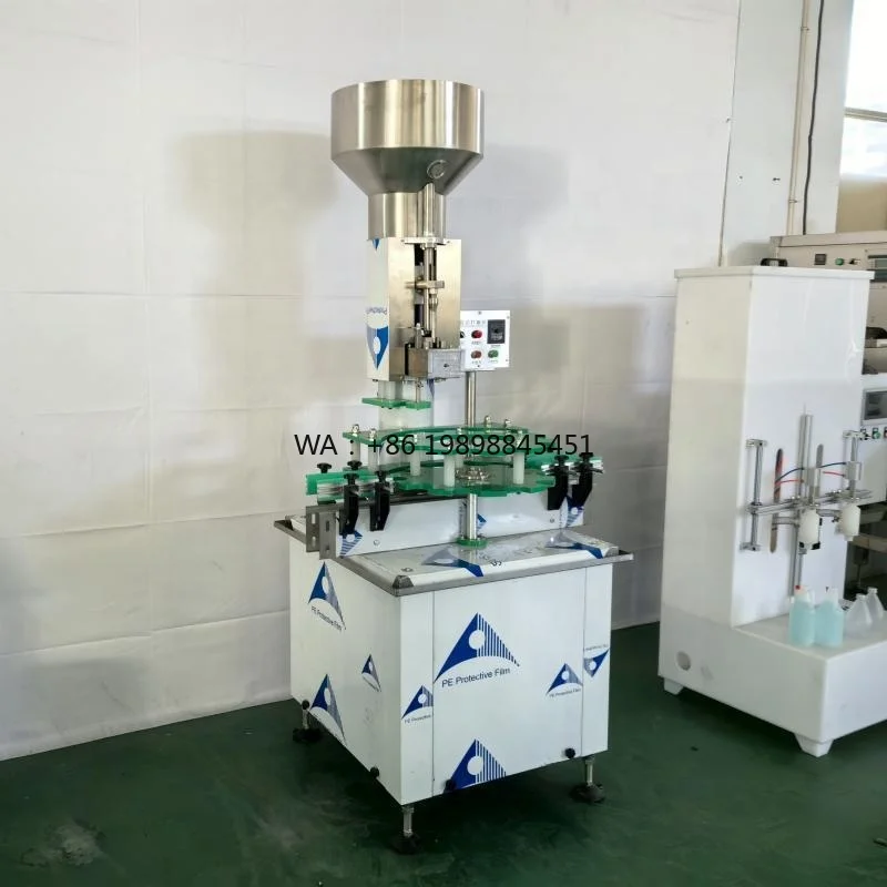Wine Glass Bottle Champagne Corking Automatic High Productivity Cork Pressing