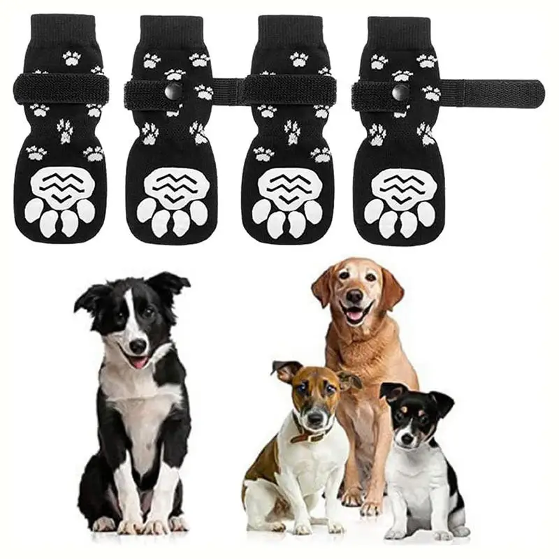 Pet Socks Foot Cover Cat Dog Socks Outdoor Non-slip Waterproof Shoes And Socks Large And Small Dog Shoes