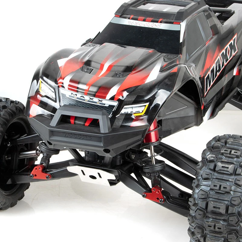 Amortiguador delantero y trasero de Metal, soporte de montaje inferior para 1/10 Traxxas MAXX WideMaxx, accesorios de piezas de actualización