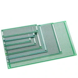 Double-sided tinned, 1.5mm thick high-quality fiberglass board, spray tin, experimental board, PCB, 2.54 pitch, perforated board