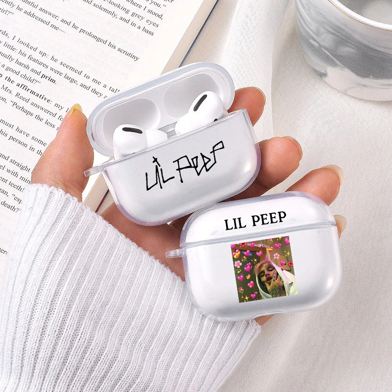 

Hellboy Lil Peep Love Case for Airpods 2 1 3 4 Cases Clear Boy Transparent Earphone Silicon Soft Cover For Air Pods Pro2 Coque