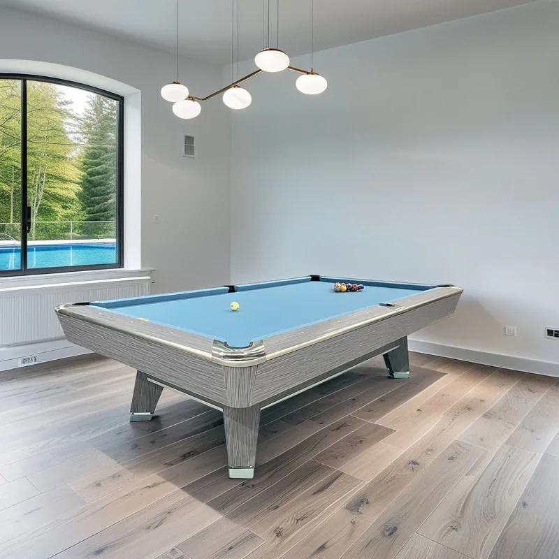 

American Club French Nine Ball Table Standard Marble Case Billiard Table for Billiard Hall