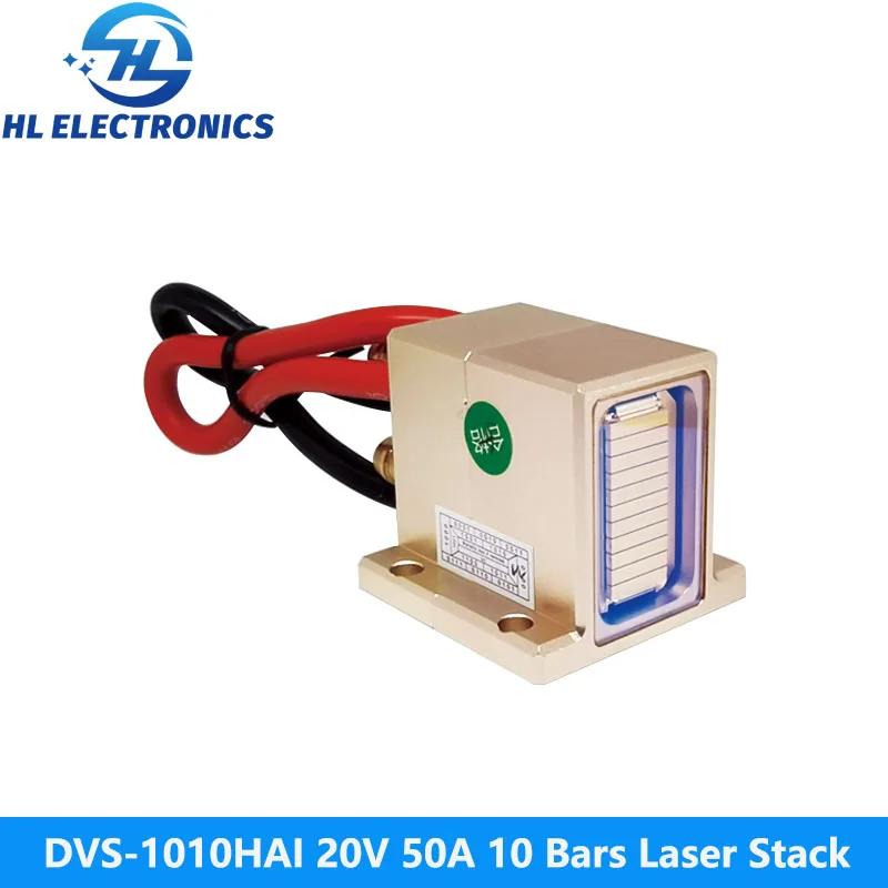 

DVS-1010HAI 20 В 50 А 10 бар 500 Вт 808 нм Лазерный стек для удаления волос