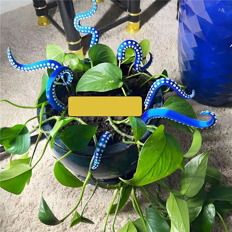 

MCGS-14PCS Seamonster Tentacles Octopus Tentacle Plant Stake Garden Stakes For Plant Decor Octopus Tentacle Stakes B