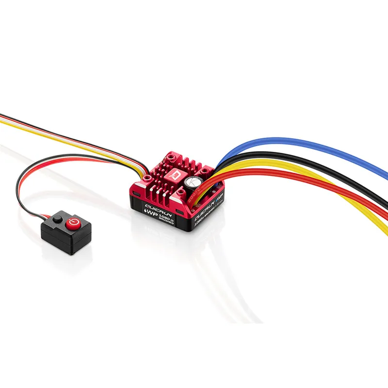 

Newest Hobbywing QuicRun WP 1080 G2 Waterproof Brushed ESC for 540/550 Size Brushed Motors 1/10th Rock Crawlers RC Car