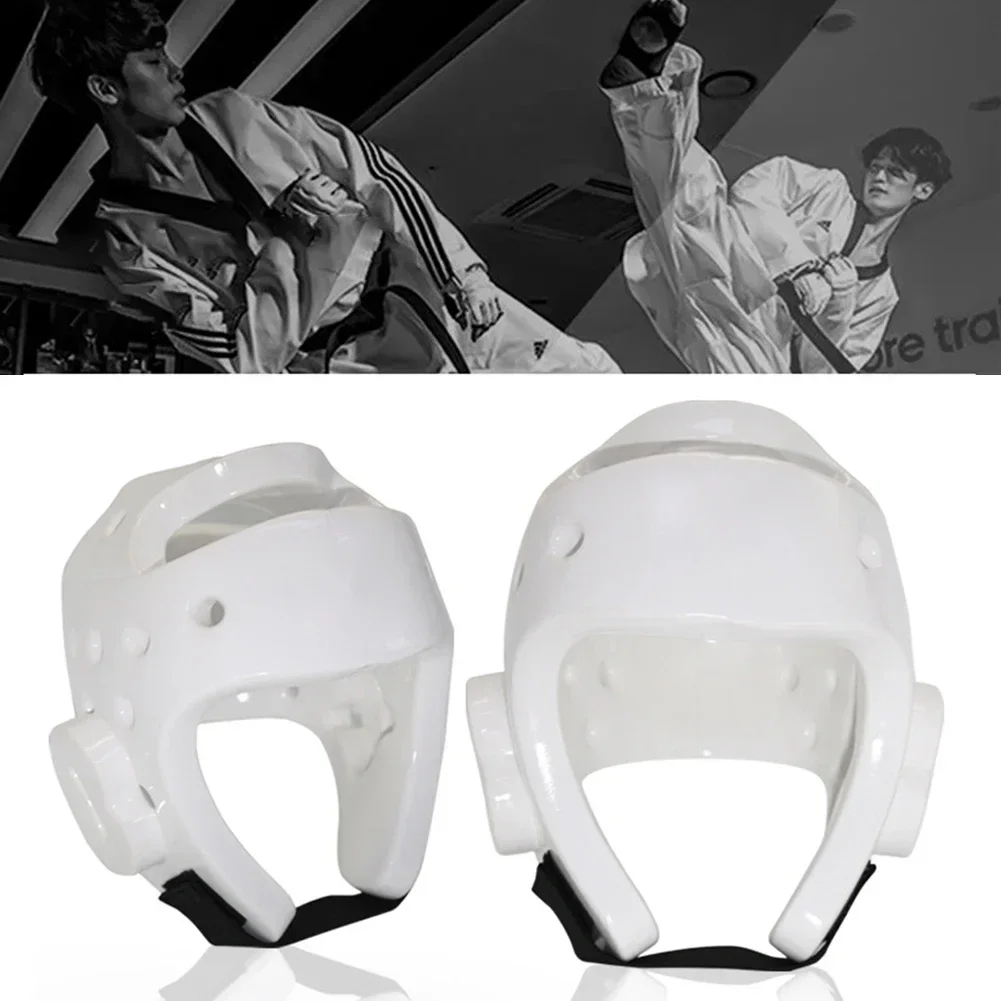 Helm Putih Taekwondo Profesional Muay Thai Sanda Karate Alat Latihan Tempur Gratis Peralatan Olahraga Tangga Ketangkasan Ejercicio