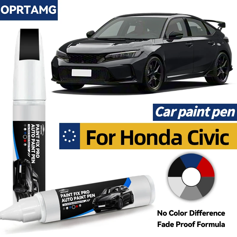 Caneta de retoque de pintura automotiva para Honda Civic 1972-2025 FA FG FB FC FK FL, cuidados com o carro, reparo de pintura automotiva, acessórios automotivos
