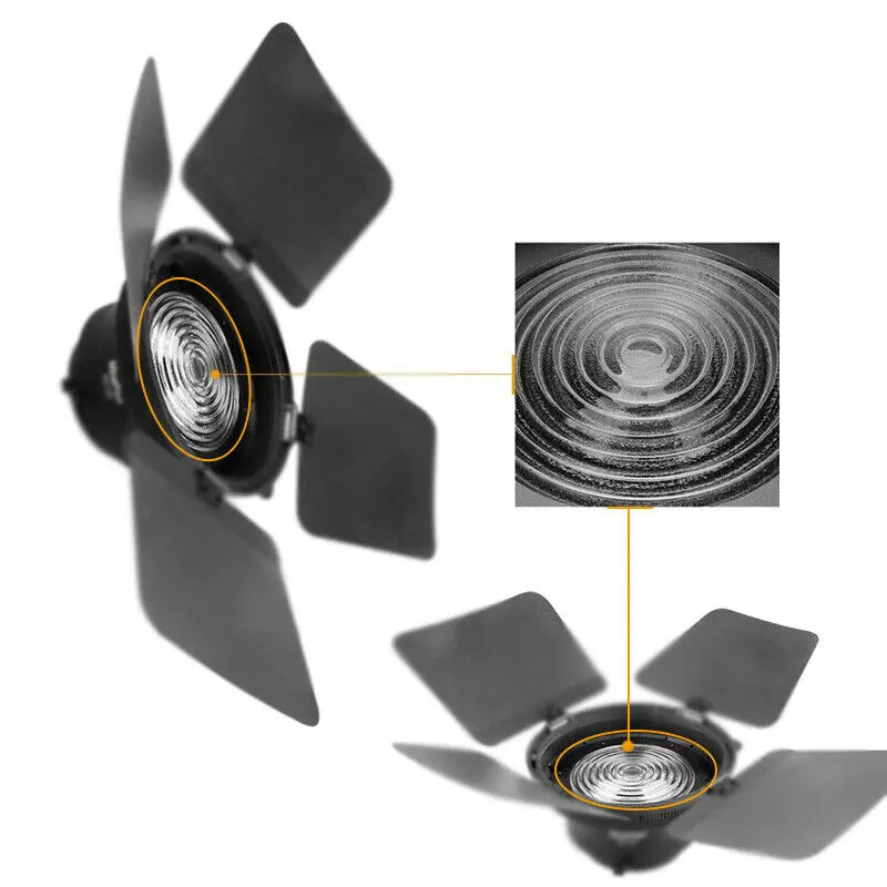 Imagem -06 - Lente Fresnel Vidro Redondo para Fotografia Televisão Dramática Stage Spotlight Borosilicato Alto 50200 mm