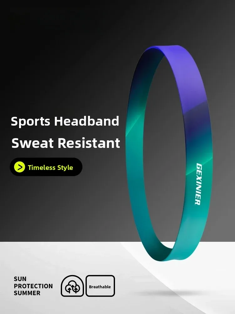Sports Sweat Absorbent Headband Fitness Running Basketball Anti-Sweat Band Yoga Guiding Hairband Unisex Summer Hair Towel