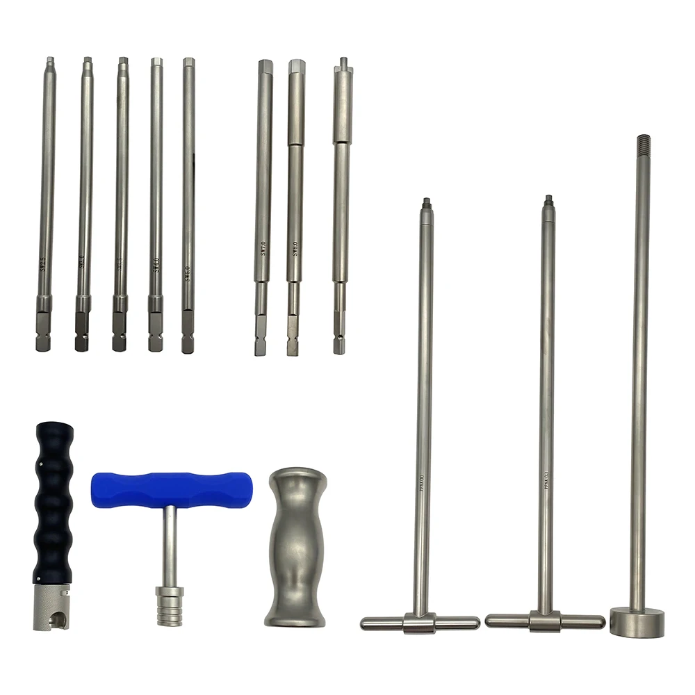 Broken Screw Removal Instrument Set II for Intramedullary Nail Removal Tools Orthopedic Instruments