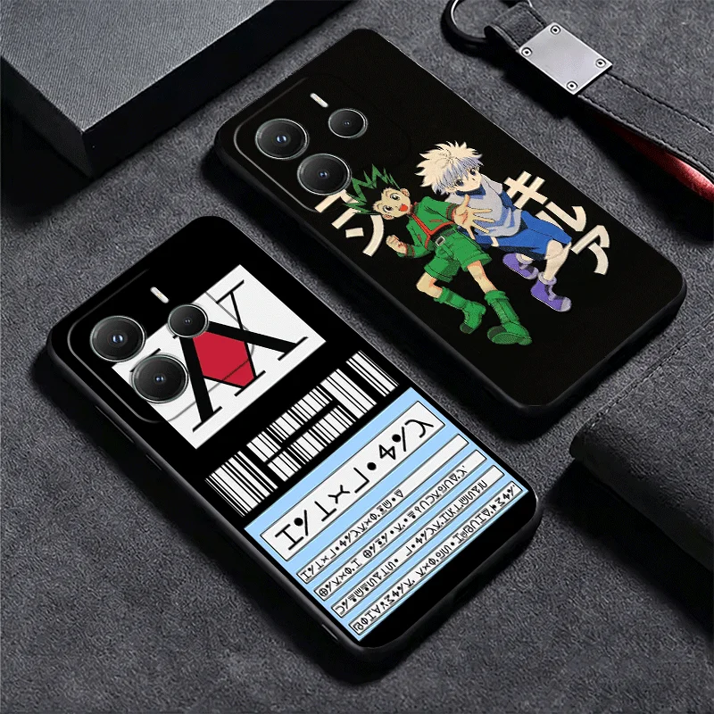 Hunter X-Hunters Anime Soft Phone Case for Xiaomi Redmi Note 12 13 14 15 Pro Plus 11 14S 12S 11S 11T 10S 5G Black Cover Coque
