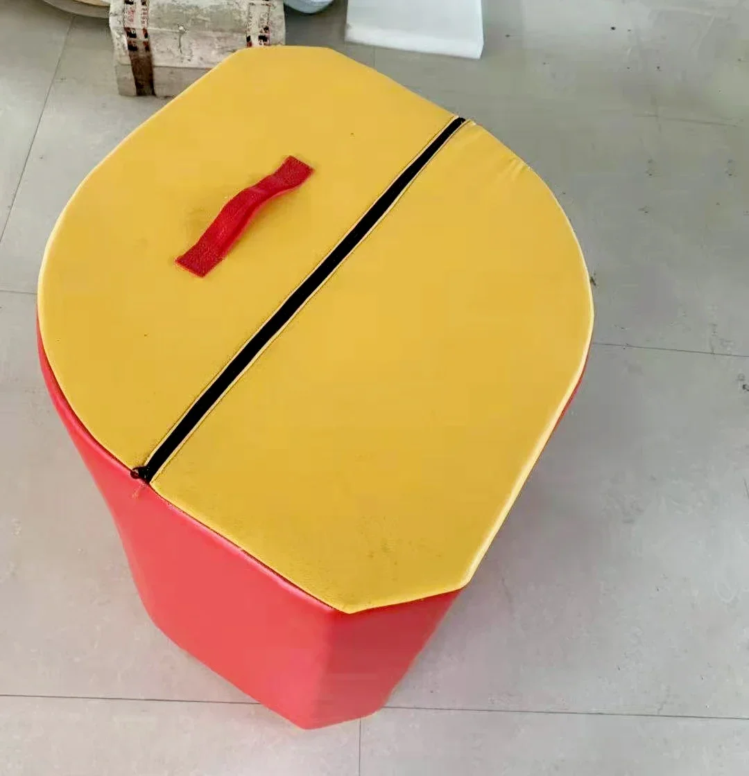 مصنع توريد عالية الجودة الظهر اليدين لينة اللعب معدات الجمباز بهلوان التوازن التدريب تراجع بساط جمباز