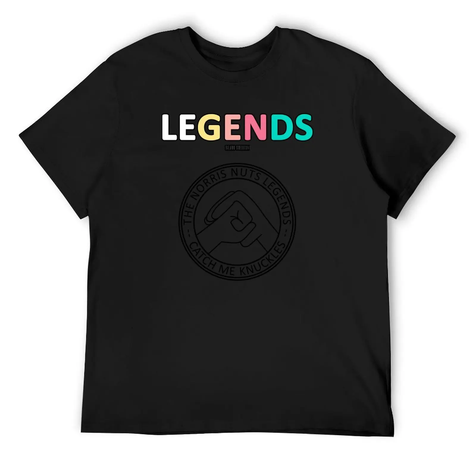 Norris Nuts Legends - Catch Me Knuckles T-Shirt anime tshirt customizeds luxury clothes men