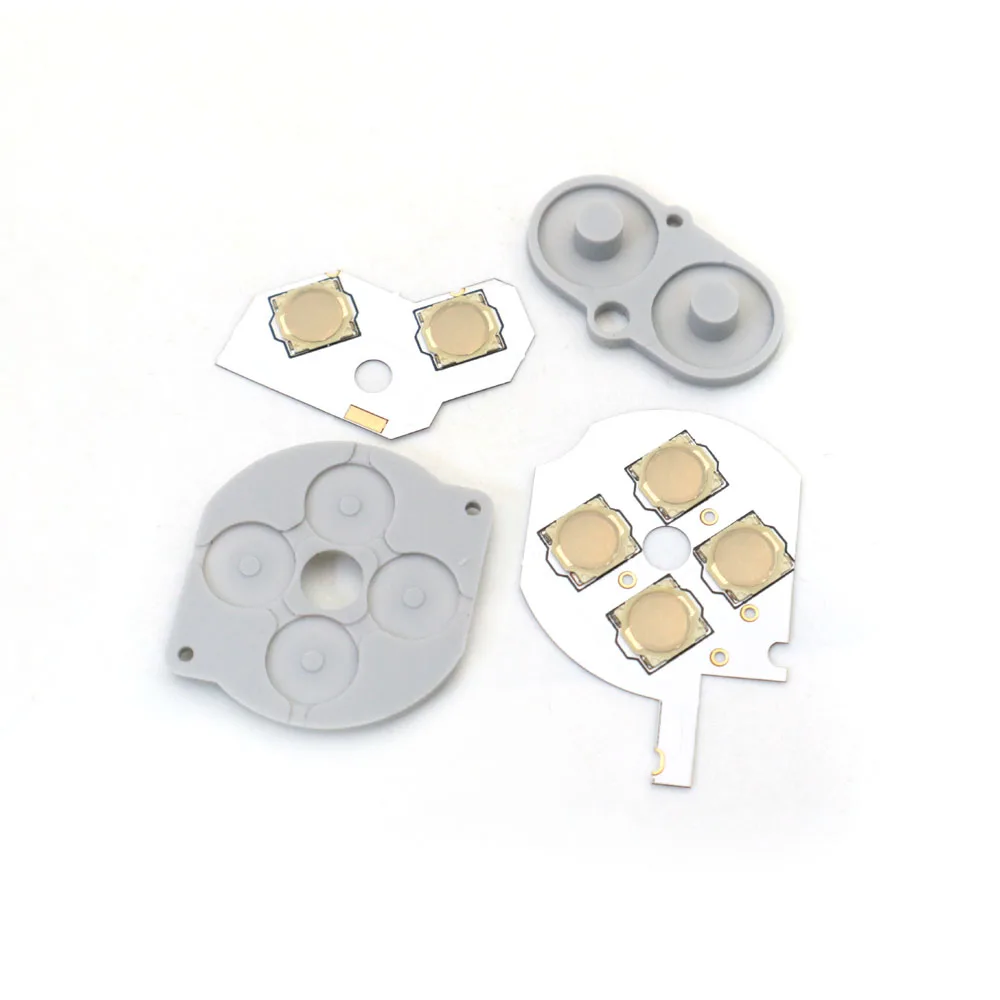For GBC Clicky Tactile Button Kit Mod Switches & Membranes  for Gameboy color Console Motherboard Buttons conductive Pads view 3