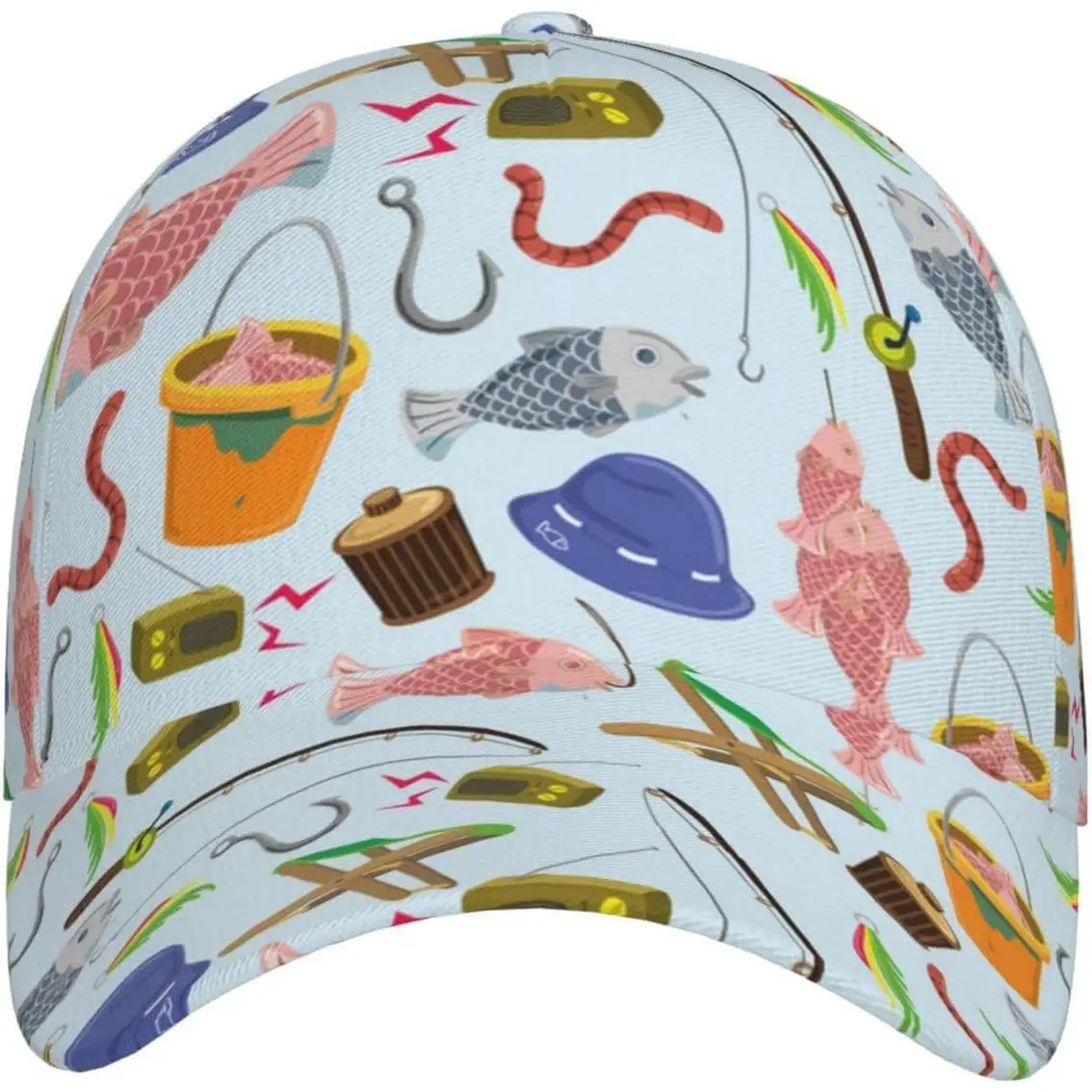 

Рыболовная кепка Рыбацкая бейсболка Рыбацкая шляпа от солнца Регулируемая кепка Мужская шляпа Шляпа дальнобойщика для женщин и мужчин