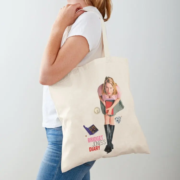 

Bridget Jones Diary Tote Bag supermarket folding bag custom fabric bag Women's tote Portable shopping